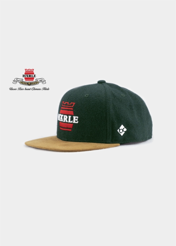 Cap "Härle" - dunkelgrün (Snapback)